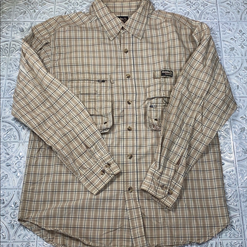 Gander Mountain Guide Series Mens Outdoor Button Down Shirt Small